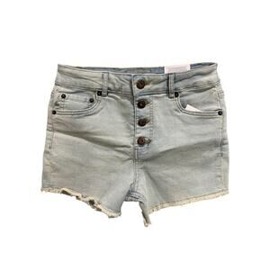 Size 14 Lucky Brand Girls New Jean Shorts High Waist Buttonfly